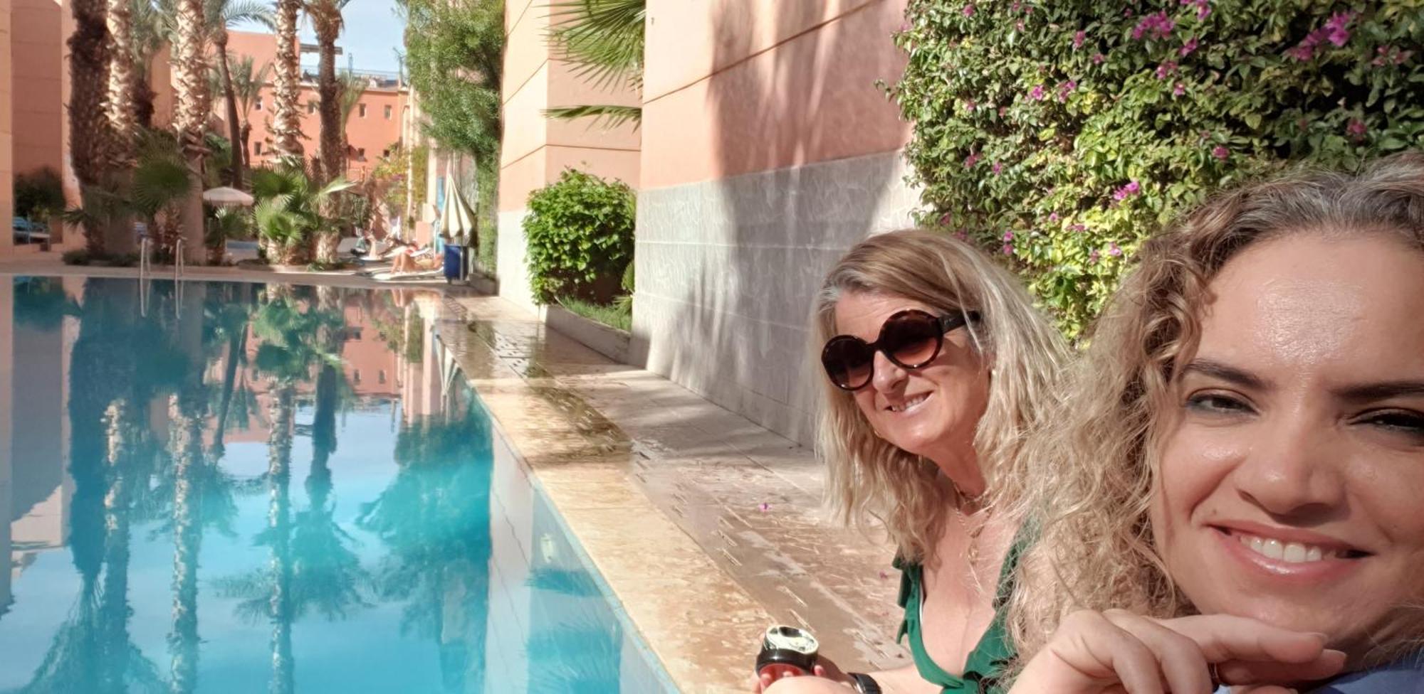 Riad Ramona Lqariya Seyaheya Marrakesh Bagian luar foto
