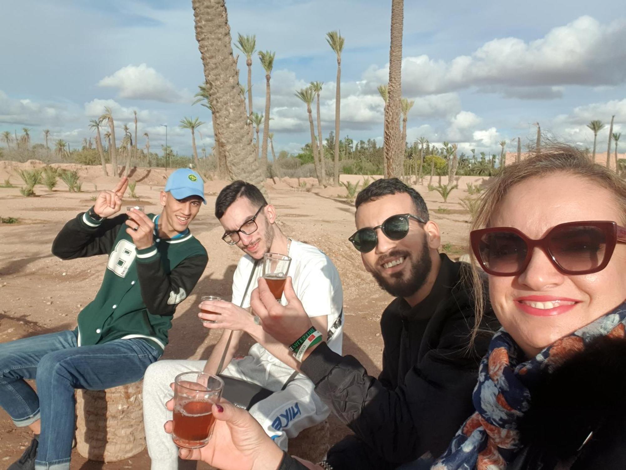 Riad Ramona Lqariya Seyaheya Marrakesh Ruang foto
